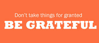 be grateful